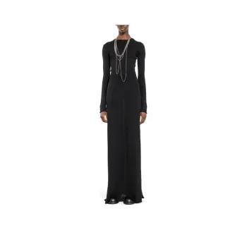 Ann Demeulemeester Long Sleeved Dress Women's Black