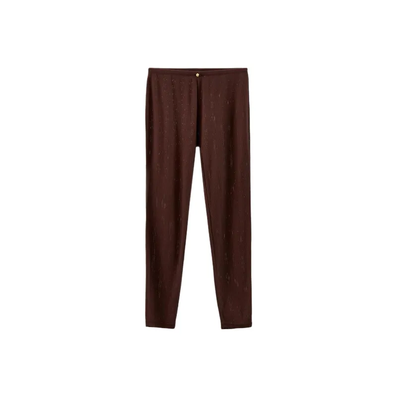 ZARA Leggings Women's Brown-0