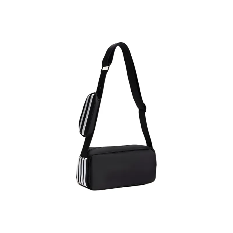 VIHUS Oxford Shoulder Bag Regular Unisex Black/Red-1