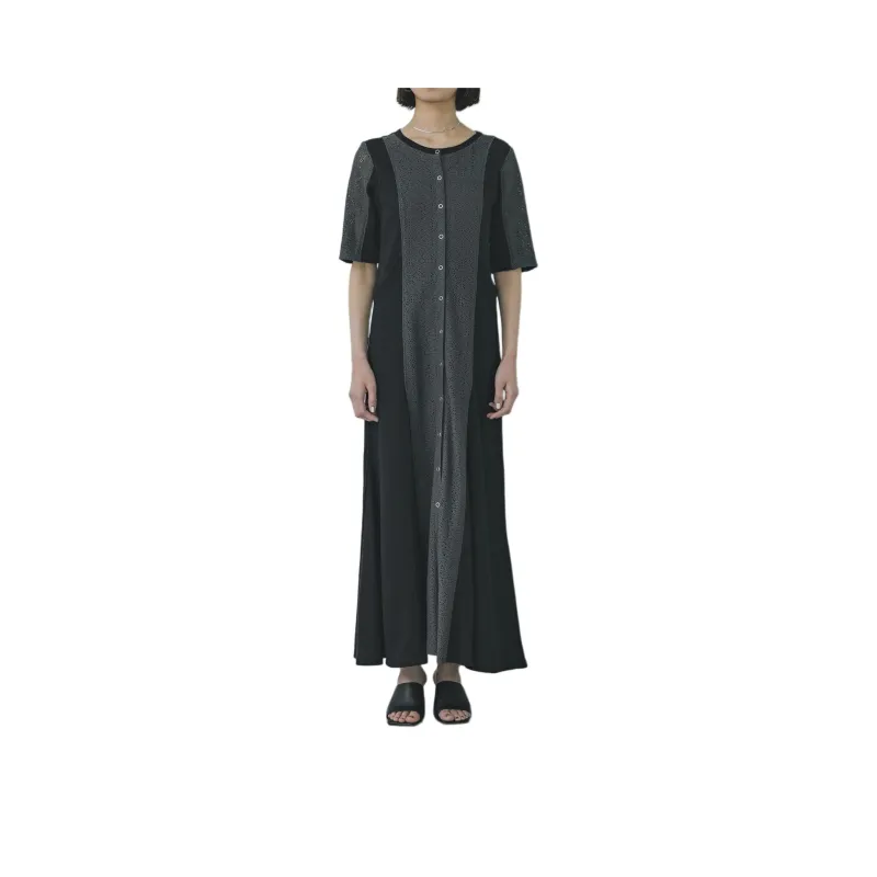 PUBLIC TOKYO SS24 Short Sleeved Dress Women's Black-0