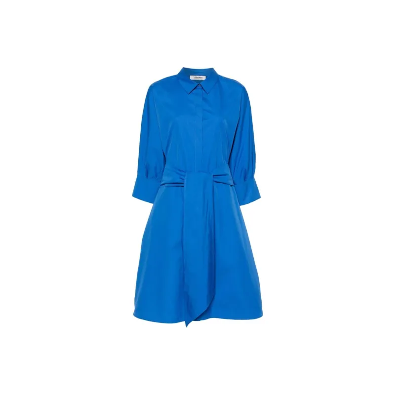 'S MAX MARA Long Sleeved Dresses Women's Blue-0