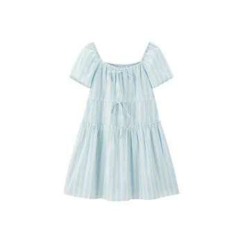 LEDIN Short Sleeved Dress Women's Cool Blue