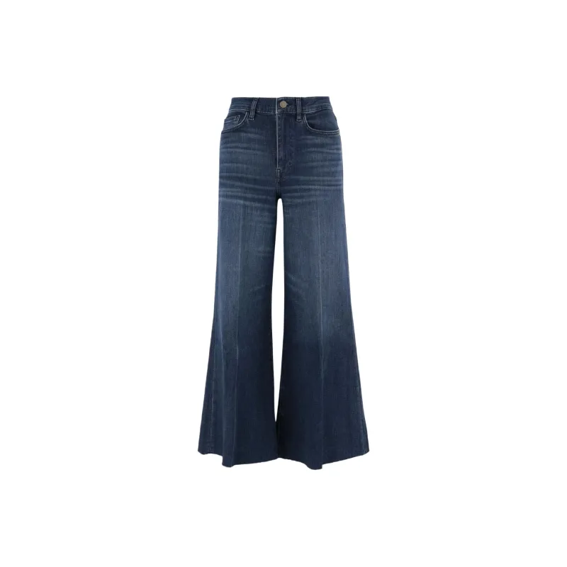 FRAME Le Palazzo Crop Raw Fray Jeans-0