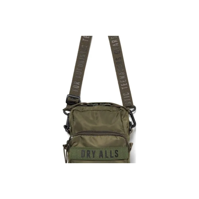 HUMAN MADE Nylon Shoulder Bag, Crossbody Bag Regular Men's Olive Green-4