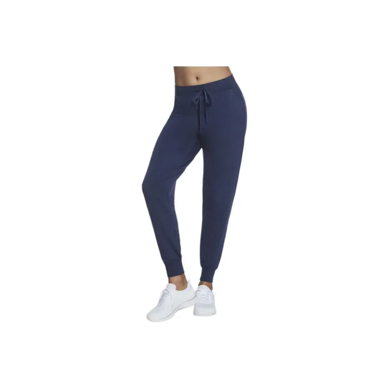 Skechers Restful Jogger Pant Knitted Sports Pants Women's Marine Blue-0