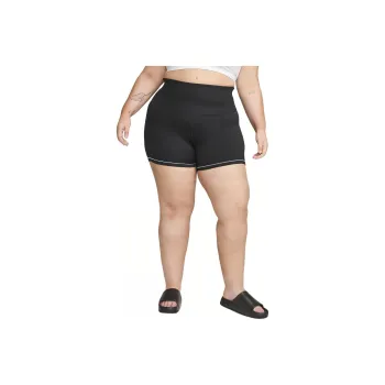Nike One Rib Women's High-Waisted 5' Biker Shorts Plus Size