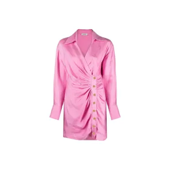 Sandro Long-Sleeved Dresses Women's Pink