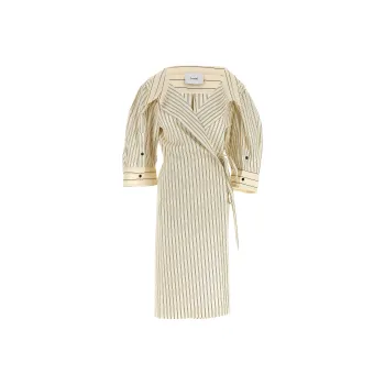 NUDE MASAHIKO MARUYAMA Striped Shirt Dress