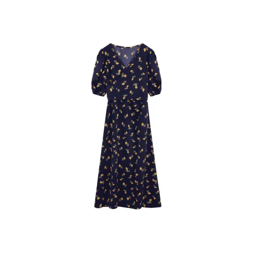 Migu Short Sleeved Dresses Women's Summer boat Floral, Multicolor