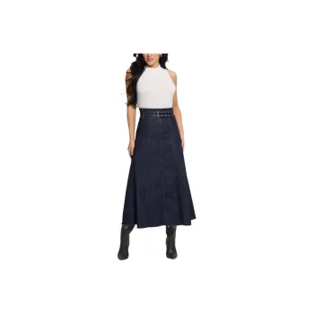 GUESS Denim Long Skirts Women's Blue