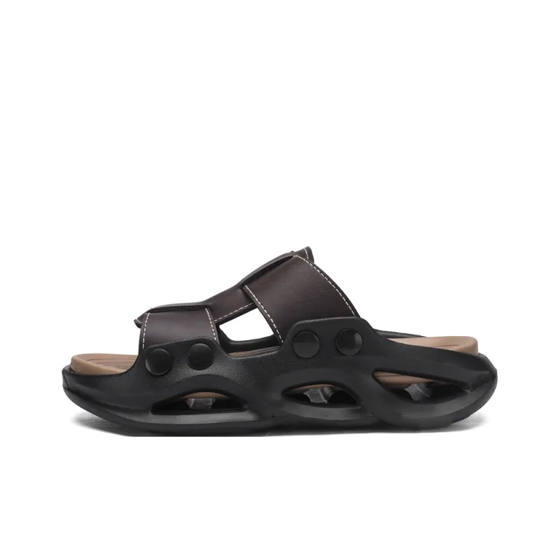 Darcy Sen Slide Slippers Men Khaki/Black/Brown-14