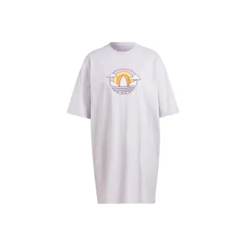 Adidas Originals Short Sleeved Dresses Women's Light Pink Purple