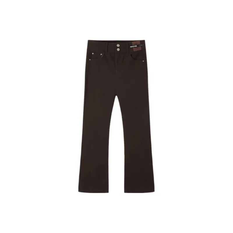 EICHITOO Jeans Women's Red Brown-0