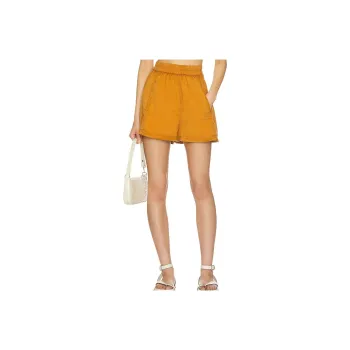 FREE PEOPLE Casual Shorts Women's Yellow