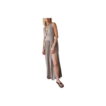 FREE PEOPLE Selena Maxi Sleeveless Dress Women's Rock Ridge