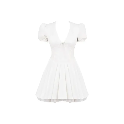 HOUSE OF CB IMANI Short Sleeved Dresses Women's WHITE/White