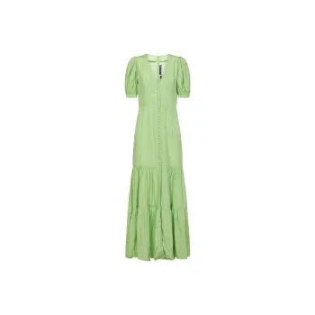 Rotate Short-Sleeved Dresses Women's Green