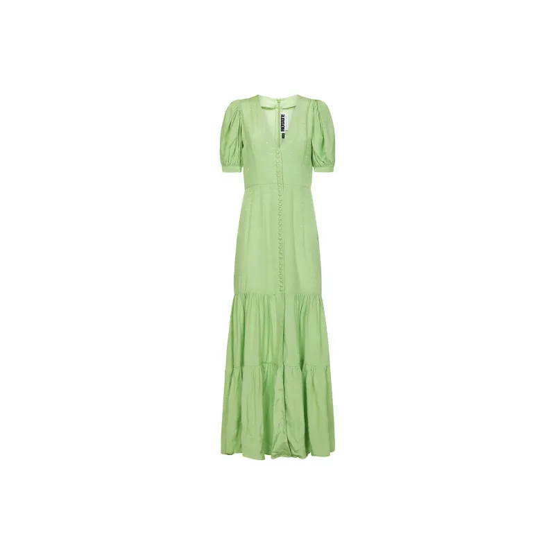 Rotate Short-Sleeved Dresses Women's Green-0