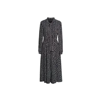 ROEYSHOUSE Long Sleeved Dresses Women's Black White
