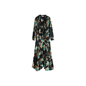 Sandro Long Sleeved Dress Women's Black