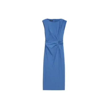 Yiner SS24 Sleeveless Dress Women's Aqua Blue