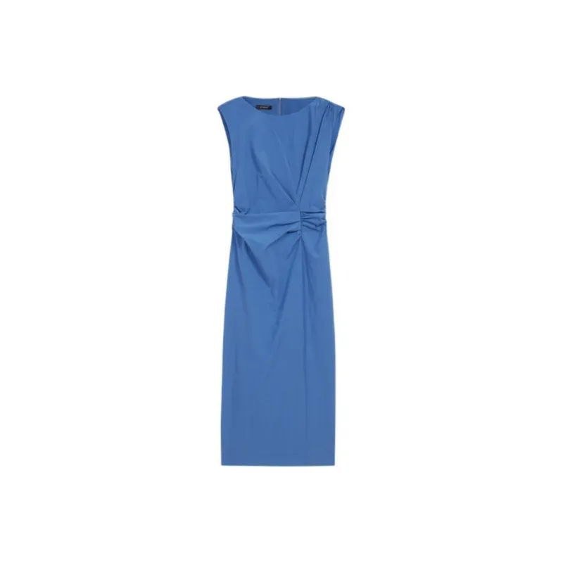 Yiner SS24 Sleeveless Dress Women's Aqua Blue-0