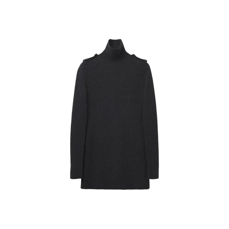 Alexander McQueen Ribbed Knit Mini Dress-0