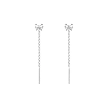CENTURY&KINDLE S999 Fine Silver Drop Earrings Women's