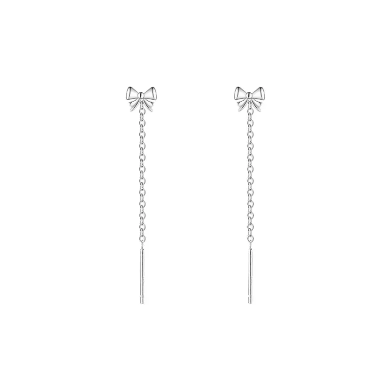 CENTURY&KINDLE S999 Fine Silver Drop Earrings Women's-0