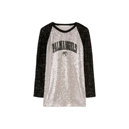 PALM ANGELS College Palm Sequin Embellished Mini Dress