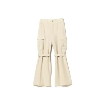 Beams Cargo Pants Women's Beige