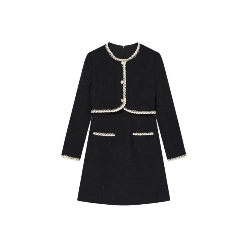 Goodland Long Sleeved Dresses Women's Black-0