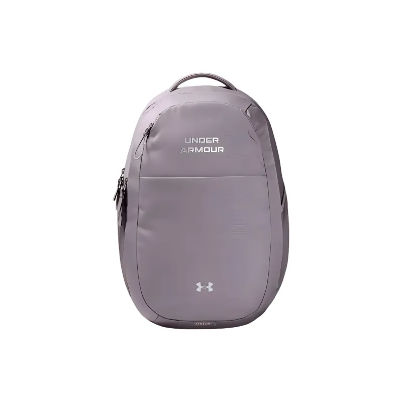 Under Armour Polyester Backpack Regular Women's Lead Gray Purple-0