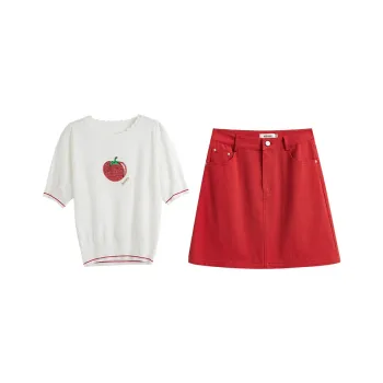 Olrain Two Piece Skirt Sets Women's