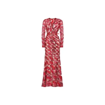 ELIE SAAB Embroidered Tulle Dress