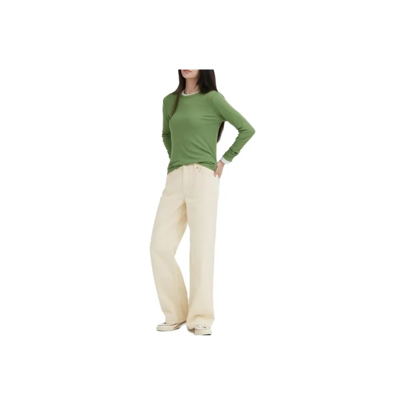 UNIQLO Jeans Women's Light Beige-0