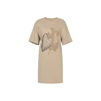 XG Short Sleeved Dress Women's Light Beige