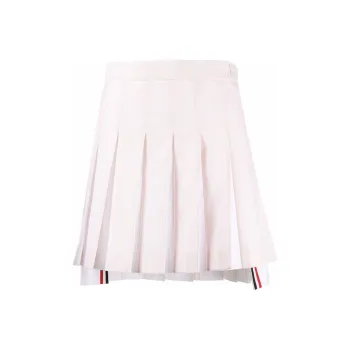 THOM BROWNE Striped Pleated Skirt