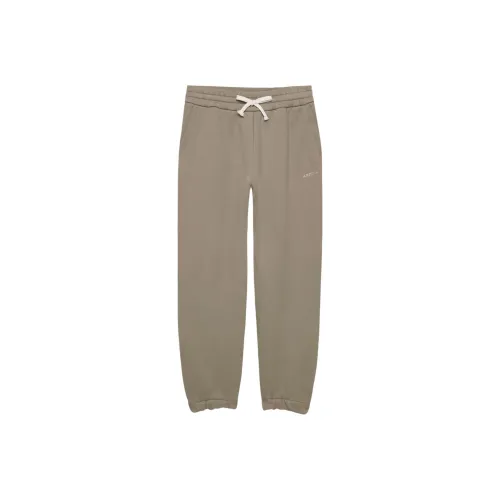 ARITZIA Cozy Sweatfleece Boyfriend Contrast Jogger Knitted Sports Pants Women's Turner Taupe/Taupe Gray-Brown