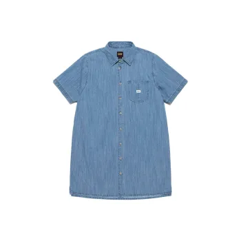 Lee Short Sleeved Dresses Women's Blue