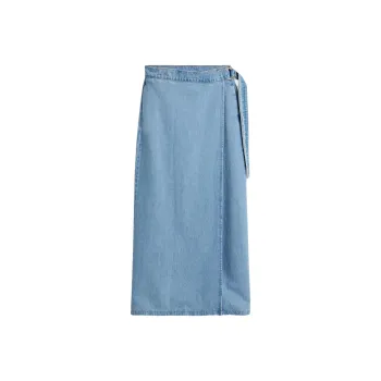 Levi's Denim Long Skirt Women's Medium Blue