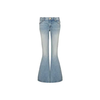 BALMAIN Western Bootcut Denim Jeans