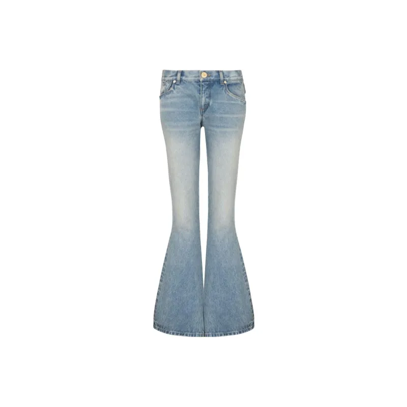BALMAIN Western Bootcut Denim Jeans-0