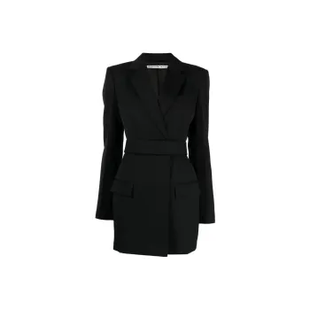 Alexander Wang Lapel Collar Mini Blazer Dress