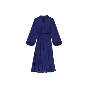 Maje Long Sleeved Dress Women's Blue