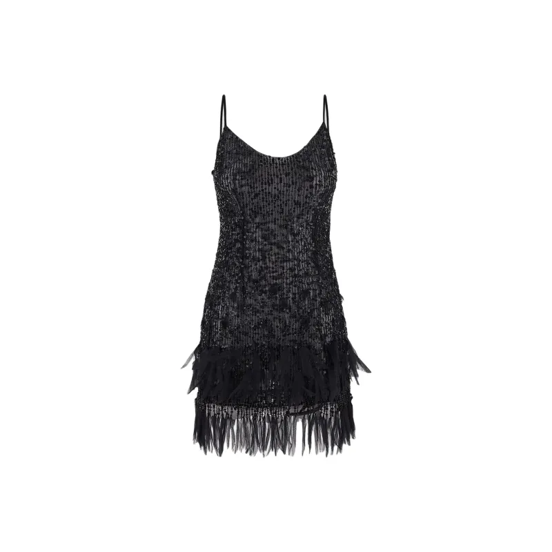 Elisabetta Franchi Slip Dress Women's Black-0