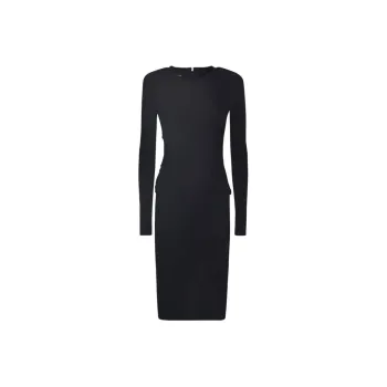 PINKO Aramis Gathered Long Sleeved Midi Dress