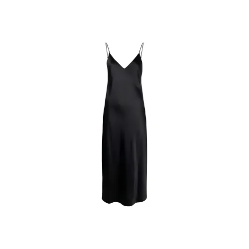 Joseph Joseph Clea Silk Satin Flared Dress