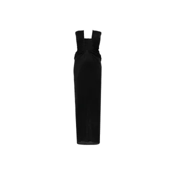 Christopher Esber Strapless Plunging neck Maxi Dress