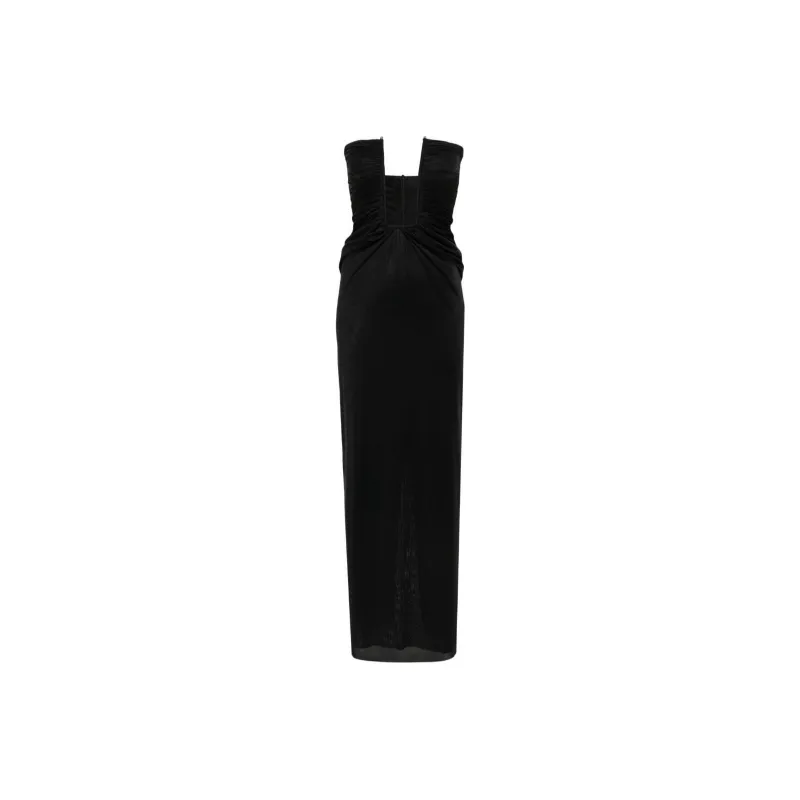 Christopher Esber Strapless Plunging neck Maxi Dress-0